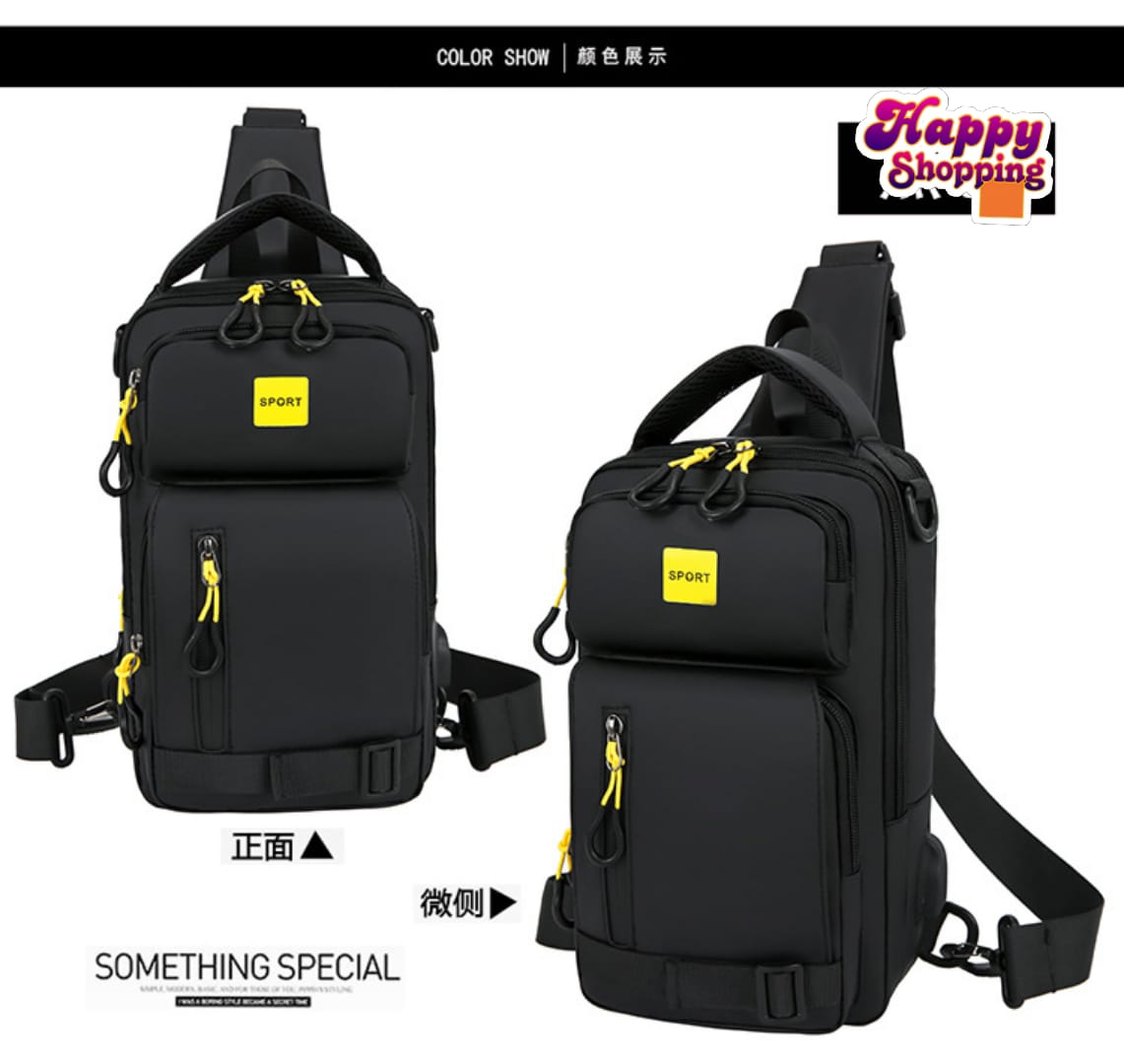 New Fashion Waterproof Chest Crossbody Bag for Men