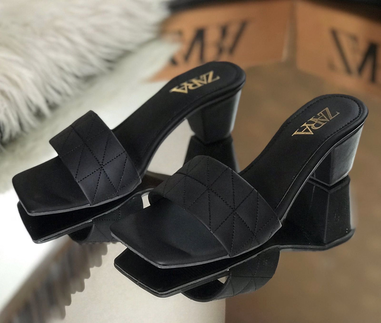 ZARA Stylish Sandals with Brand Box