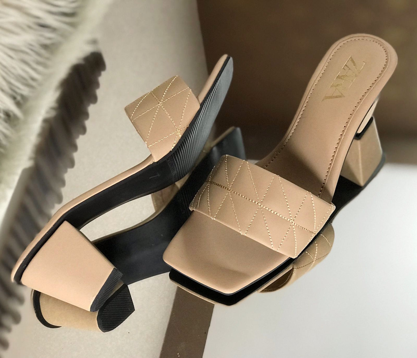 ZARA Stylish Sandals with Brand Box