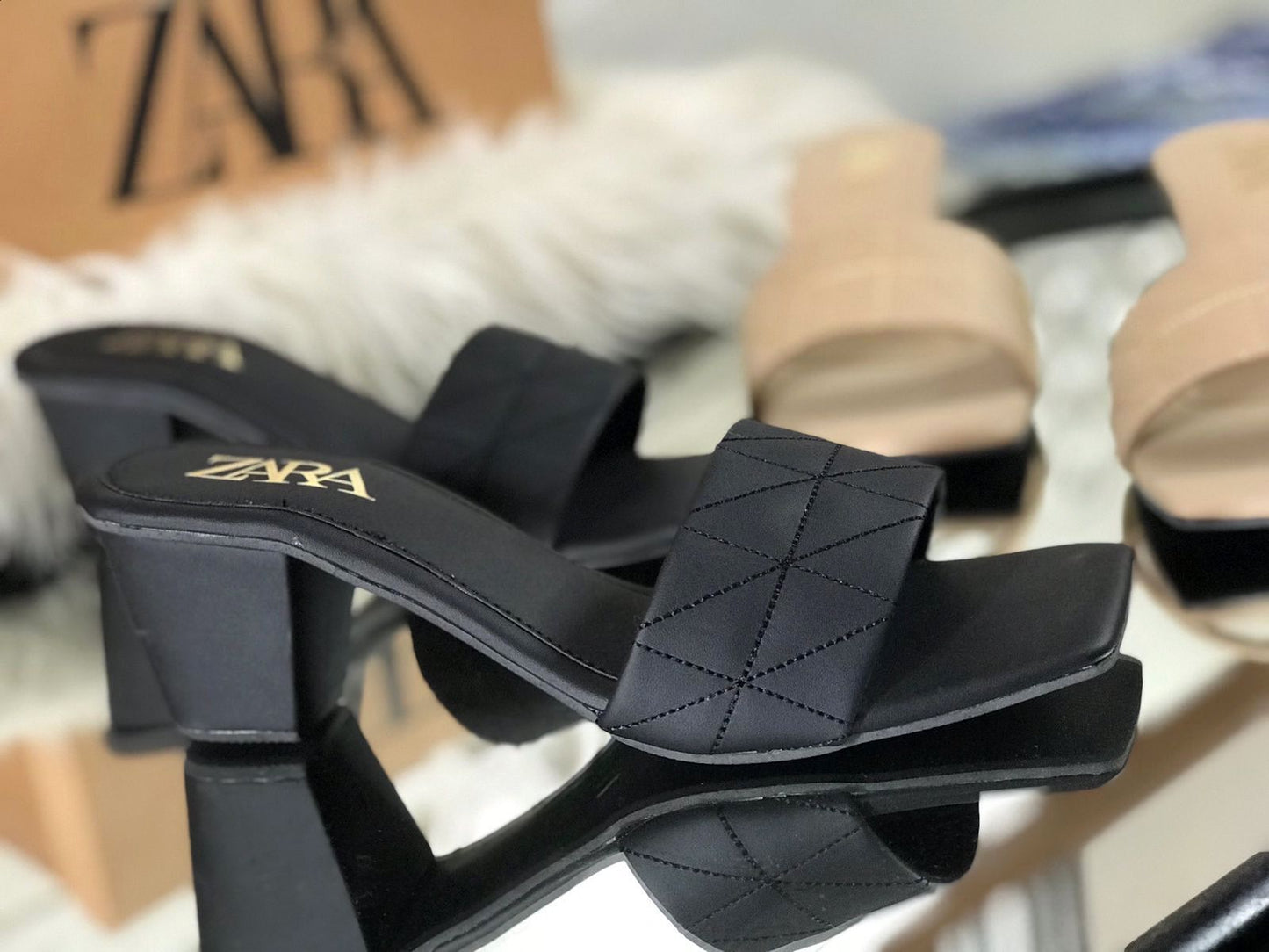 ZARA Stylish Sandals with Brand Box