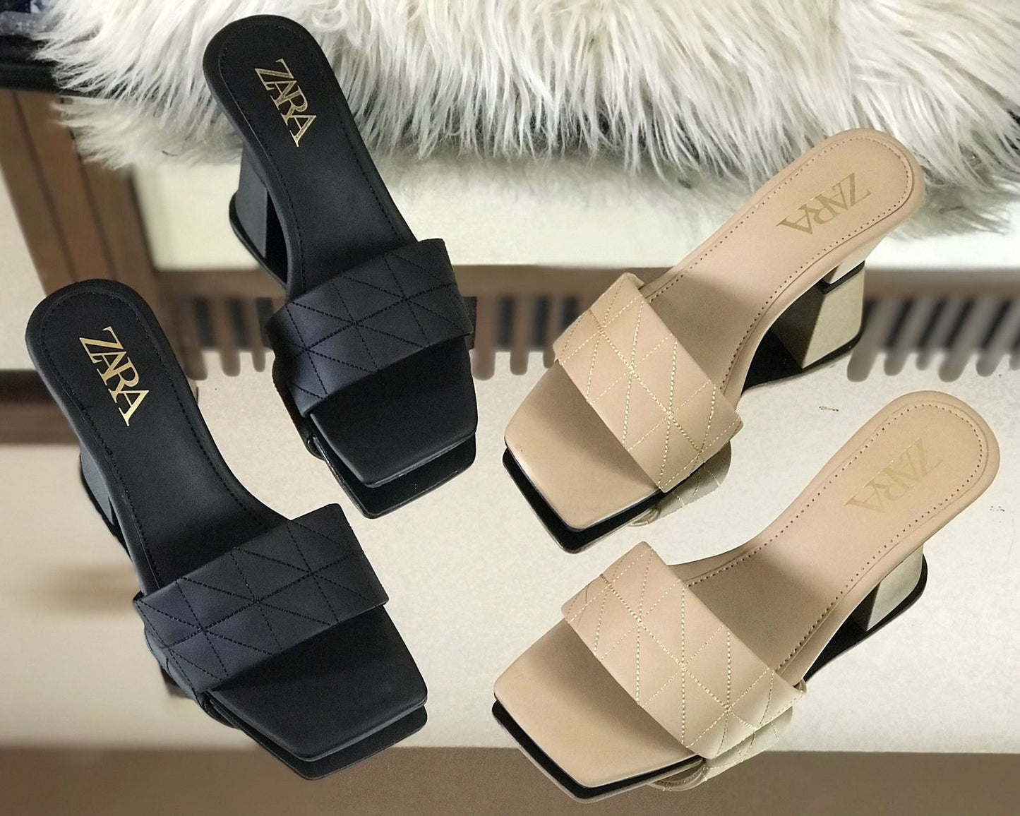 ZARA Stylish Sandals with Brand Box